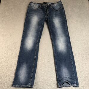 I‎ Jeans By Buffalo Men 34x32 Blue Spencer Slim Cowboy Denim Western Peppy